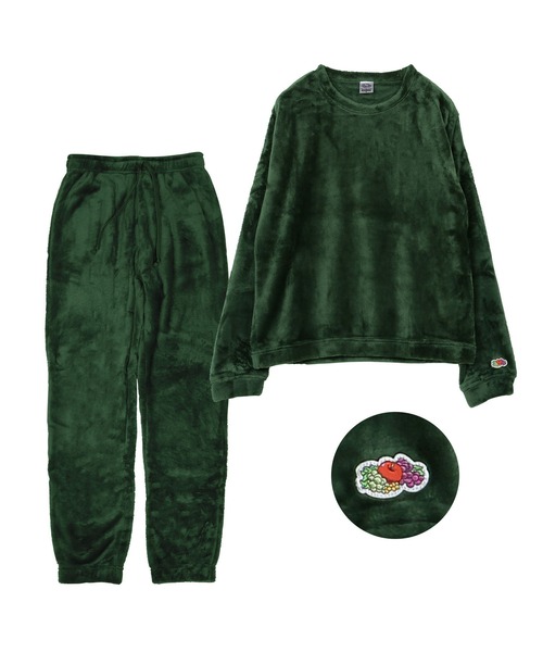 【セール】FRUIT OF THE LOOM フルーツオブザルーム FTL_ボアルームウエアセット ユニセックス 上下セット（ルームウェア/パジャマ）｜FRUIT OF THE LOOM（フルーツオブザルーム） loanandbanking.com