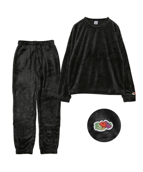 【セール】FRUIT OF THE LOOM フルーツオブザルーム FTL_ボアルームウエアセット ユニセックス 上下セット（ルームウェア/パジャマ）｜FRUIT OF THE LOOM（フルーツオブザルーム） loanandbanking.com