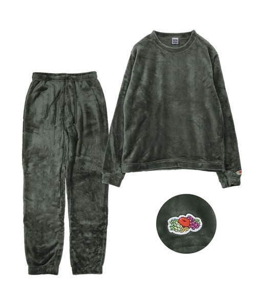 【セール】FRUIT OF THE LOOM フルーツオブザルーム FTL_ボアルームウエアセット ユニセックス 上下セット（ルームウェア/パジャマ）｜FRUIT OF THE LOOM（フルーツオブザルーム） loanandbanking.com