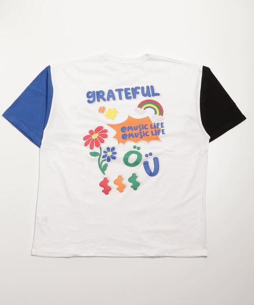 JOHN'S CLOSET（ジョンズクローゼット）の「【13】グラフィック発砲プリントTシャツ（Tシャツ/カットソー・メンズ・ブラック/ホワイト/ブルー/その他・MEDIUM/LARGE）」の19枚目の写真