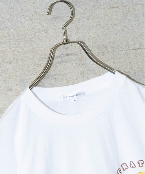 JOHN'S CLOSET（ジョンズクローゼット）の「【13】グラフィック発砲プリントTシャツ（Tシャツ/カットソー・メンズ・ブラック/ホワイト/ブルー/その他・MEDIUM/LARGE）」の5枚目の写真