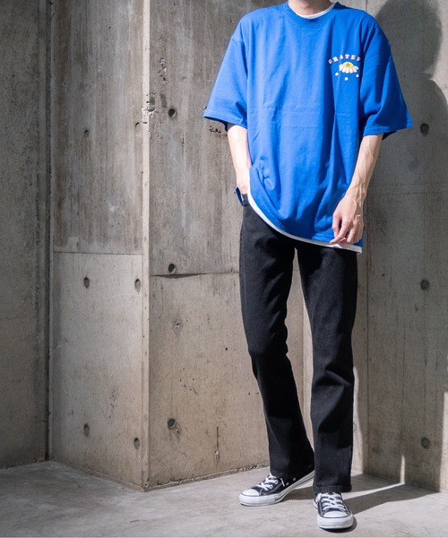 JOHN'S CLOSET（ジョンズクローゼット）の「【13】グラフィック発砲プリントTシャツ（Tシャツ/カットソー・メンズ・ブラック/ホワイト/ブルー/その他・MEDIUM/LARGE）」の11枚目の写真