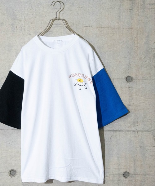 JOHN'S CLOSET（ジョンズクローゼット）の「【13】グラフィック発砲プリントTシャツ（Tシャツ/カットソー・メンズ・ブラック/ホワイト/ブルー/その他・MEDIUM/LARGE）」の22枚目の写真