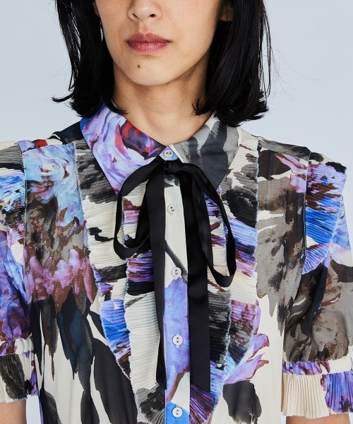 Sov.（ソブ）の「フラワープリーツワンピース（ワンピース）」 - WEAR