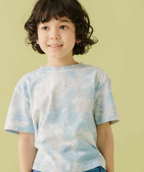 FRUIT OF THE LOOM（フルーツオブザルーム）の「【Fruit Of The Loom(フルーツオブザルーム)】タイダイトップス(KIDS)（Tシャツ/カットソー・キッズ・パープル/ピンク/ブルー・110cm/120cm/130cm/140cm）」の15枚目の写真