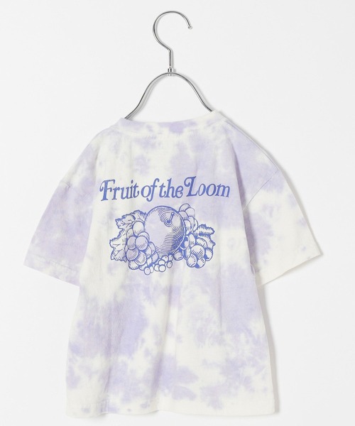 FRUIT OF THE LOOM（フルーツオブザルーム）の「【Fruit Of The Loom(フルーツオブザルーム)】タイダイトップス(KIDS)（Tシャツ/カットソー・キッズ・パープル/ピンク/ブルー・110cm/120cm/130cm/140cm）」の22枚目の写真