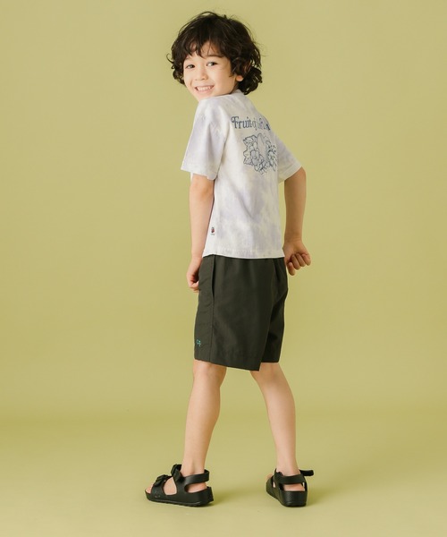 FRUIT OF THE LOOM（フルーツオブザルーム）の「【Fruit Of The Loom(フルーツオブザルーム)】タイダイトップス(KIDS)（Tシャツ/カットソー・キッズ・パープル/ピンク/ブルー・110cm/120cm/130cm/140cm）」の6枚目の写真