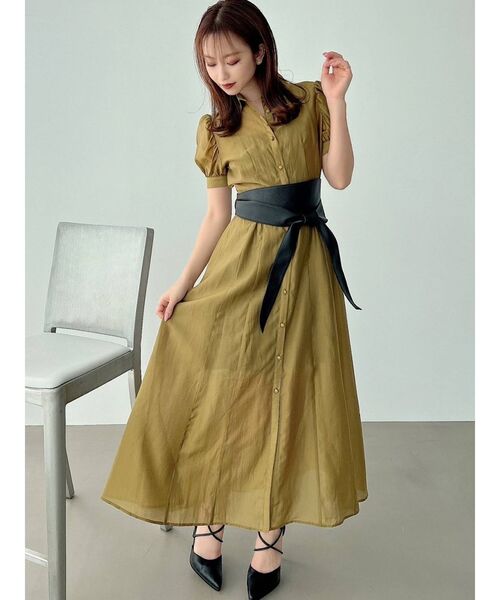 RESEXXY（リゼクシー）の「ワイドタイベルト（ベルト・レディース・ブラック/ブラウン/モカ・FREE）」の6枚目の写真