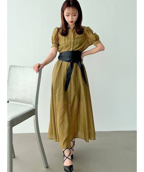 RESEXXY（リゼクシー）の「ワイドタイベルト（ベルト・レディース・ブラック/ブラウン/モカ・FREE）」の4枚目の写真