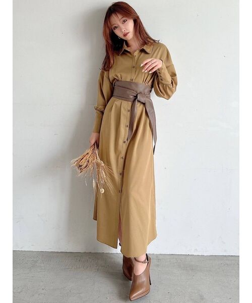 RESEXXY（リゼクシー）の「ワイドタイベルト（ベルト・レディース・ブラック/ブラウン/モカ・FREE）」の9枚目の写真