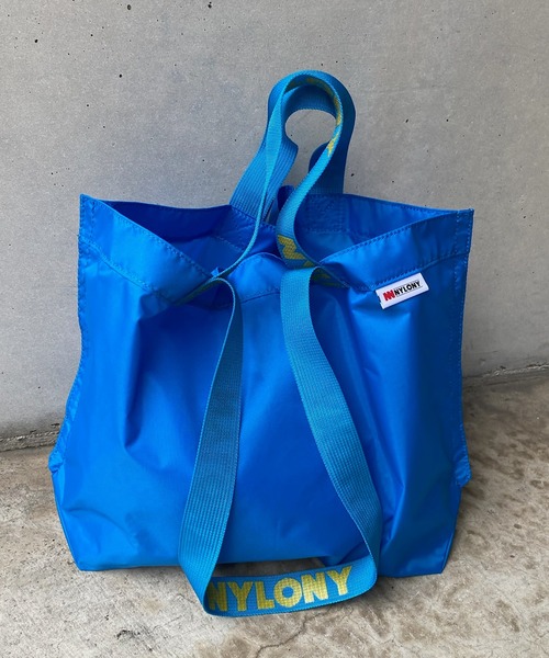 DouDou（ドゥドゥ）の「【NYLONY／ナイロニー】【WEB限定】 ツーハンドルトート小（トートバッグ・レディース・ブルー/イエロー/ブラック・FREE）」の7枚目の写真