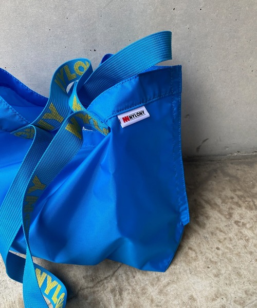 DouDou（ドゥドゥ）の「【NYLONY／ナイロニー】【WEB限定】 ツーハンドルトート小（トートバッグ・レディース・ブルー/イエロー/ブラック・FREE）」の6枚目の写真