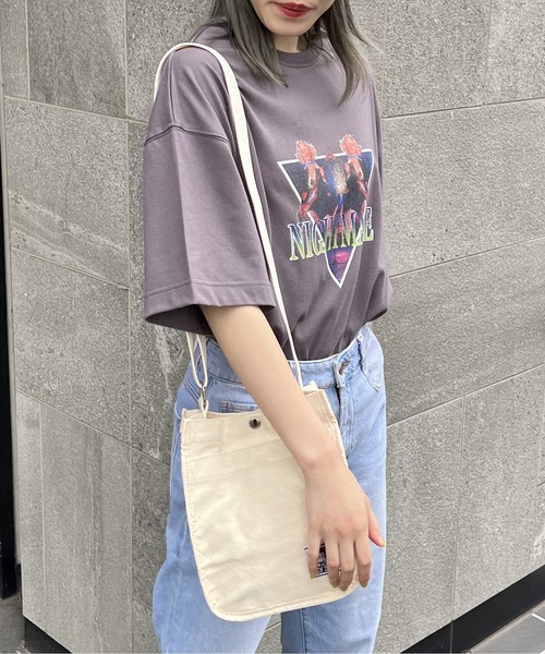 one way(ワンウェイ)の「ROCK BIG Tシャツ(Tシャツ/カットソー・レディース・ホワイト/チャコールグレー/ブラック/ホワイト系その他・FREE)」の7枚目の写真