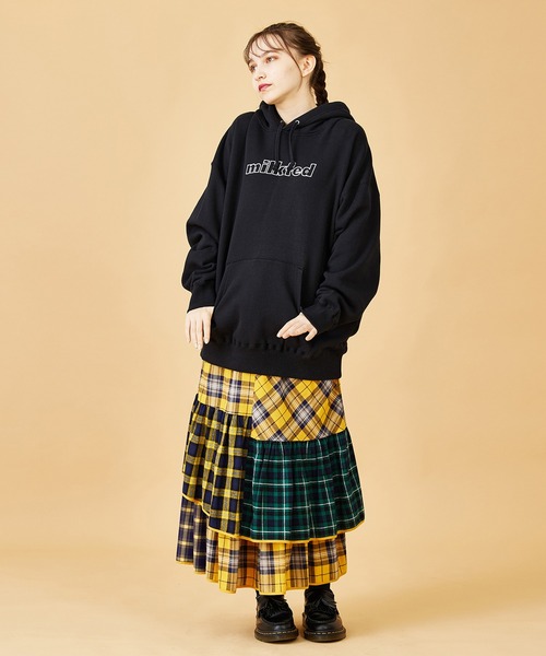 MILKFED.(ミルクフェド)の「PLAID PATCHWORK SKIRT(スカート・レディース・レッド/イエロー・ONE SIZE)」の19枚目の写真