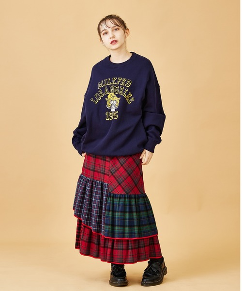 MILKFED.(ミルクフェド)の「PLAID PATCHWORK SKIRT(スカート・レディース・レッド/イエロー・ONE SIZE)」の16枚目の写真