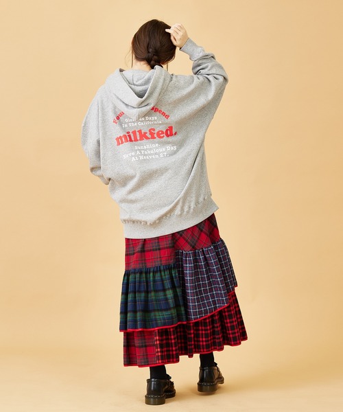MILKFED.(ミルクフェド)の「PLAID PATCHWORK SKIRT(スカート・レディース・レッド/イエロー・ONE SIZE)」の13枚目の写真