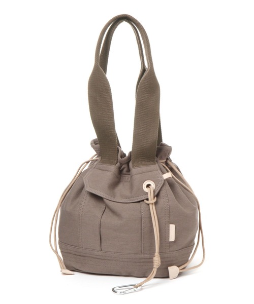 studio CLIP（スタディオクリップ）の「キャンバス巾着トートバッグ（トートバッグ・レディース・ナチュラル/カーキ/ブラウン・FREE）」の2枚目の写真