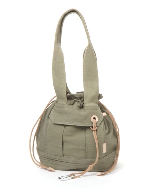 studio CLIP（スタディオクリップ）の「キャンバス巾着トートバッグ（トートバッグ・レディース・ナチュラル/カーキ/ブラウン・FREE）」の3枚目の写真
