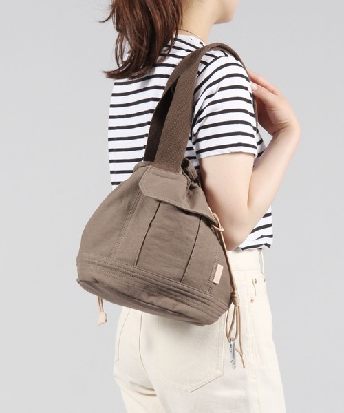 studio CLIP（スタディオクリップ）の「キャンバス巾着トートバッグ（トートバッグ・レディース・ナチュラル/カーキ/ブラウン・FREE）」の18枚目の写真