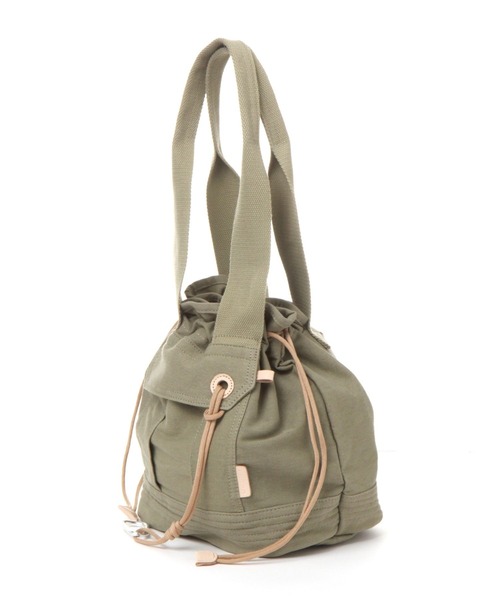studio CLIP（スタディオクリップ）の「キャンバス巾着トートバッグ（トートバッグ・レディース・ナチュラル/カーキ/ブラウン・FREE）」の6枚目の写真
