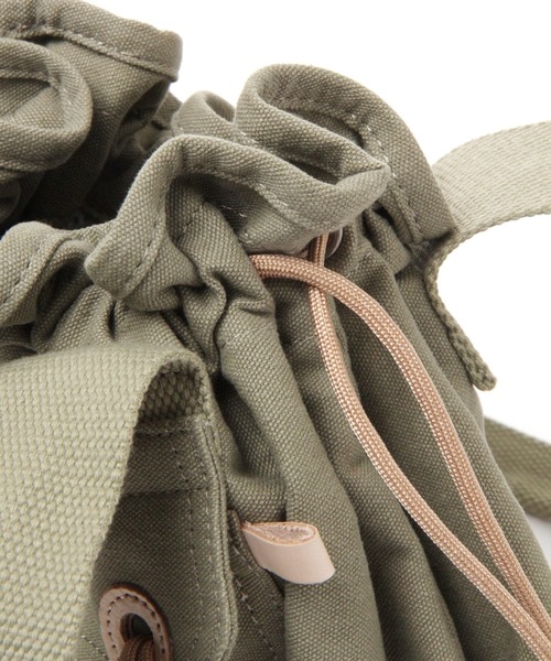 studio CLIP（スタディオクリップ）の「キャンバス巾着トートバッグ（トートバッグ・レディース・ナチュラル/カーキ/ブラウン・FREE）」の14枚目の写真