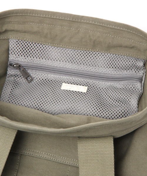 studio CLIP（スタディオクリップ）の「キャンバス巾着トートバッグ（トートバッグ・レディース・ナチュラル/カーキ/ブラウン・FREE）」の12枚目の写真