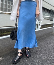 mystic（ミスティック）の「カラーロングスカート（スカート）」