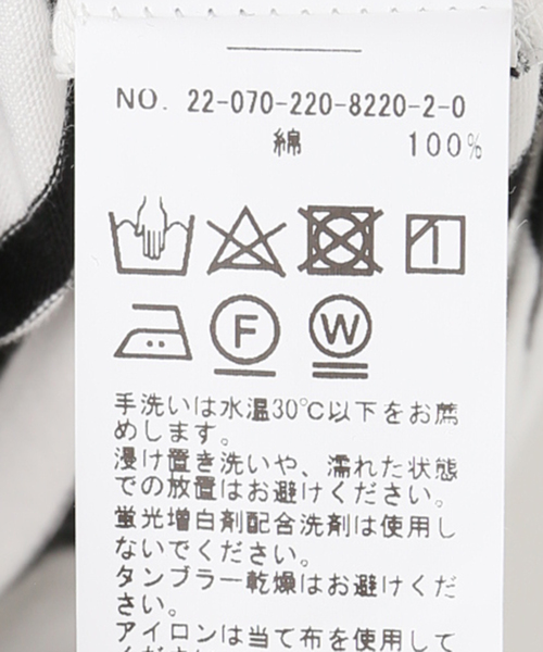 FRAMeWORK(フレームワーク)の「ハイゲージラグランビッグTシャツ(Tシャツ/カットソー・レディース・ホワイト/ブラック/ブラック系その他・FREE)」の12枚目の写真