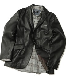 MEN'S BIGI | クロームタンニングレザージャケット(テーラードジャケット)