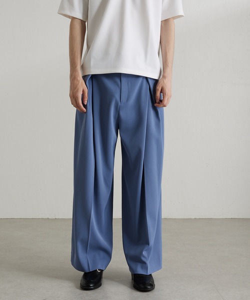 Lui's（ルイス）の「ロマンスワイドタックパンツ (セットアップ対応)（その他パンツ・メンズ・ブラック/ブラウン/ブルー・SMALL/MEDIUM）」の21枚目の写真