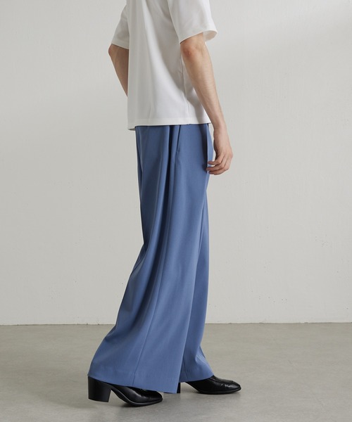 Lui's（ルイス）の「ロマンスワイドタックパンツ (セットアップ対応