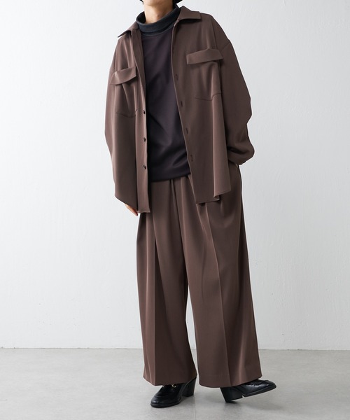 Lui's（ルイス）の「ロマンスワイドタックパンツ (セットアップ対応)（その他パンツ・メンズ・ブラック/ブラウン/ブルー・SMALL/MEDIUM）」の19枚目の写真