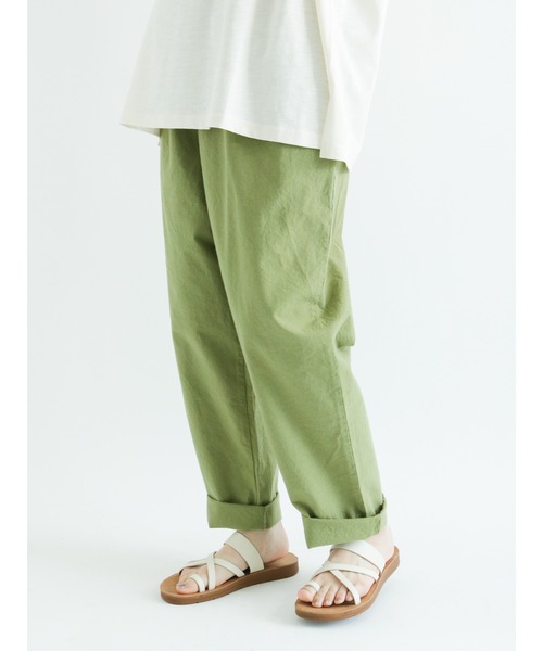 Samansa Mos2(サマンサ モスモス)の「【クールコットン】柄アソートテーパードパンツ(その他パンツ・レディース・ブラック/ベージュ/カーキ/モカ/チャコール/キナリ・フリ-)」の6枚目の写真