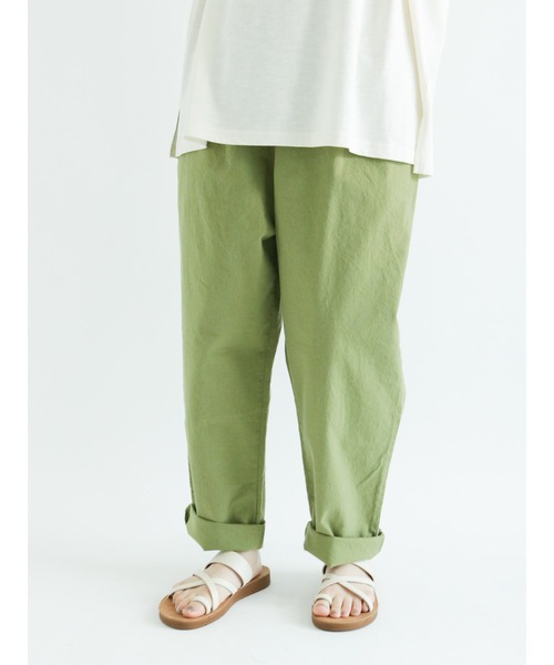 Samansa Mos2(サマンサ モスモス)の「【クールコットン】柄アソートテーパードパンツ(その他パンツ・レディース・ブラック/ベージュ/カーキ/モカ/チャコール/キナリ・フリ-)」の16枚目の写真