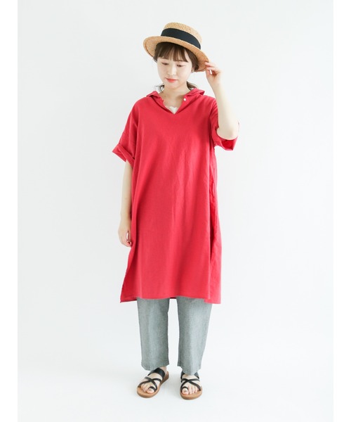 Samansa Mos2(サマンサ モスモス)の「【クールコットン】柄アソートテーパードパンツ(その他パンツ・レディース・ブラック/ベージュ/カーキ/モカ/チャコール/キナリ・フリ-)」の17枚目の写真