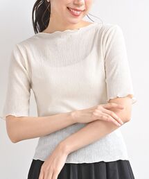 rps | シアー楊柳５分袖プルオーバー(Tシャツ/カットソー)