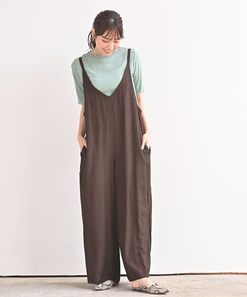 rps(アールピーエス)の「シアー楊柳5分袖プルオーバー(Tシャツ/カットソー・レディース・アイボリー/ブラック/グリーン/サックスブルー・M)」の17枚目の写真