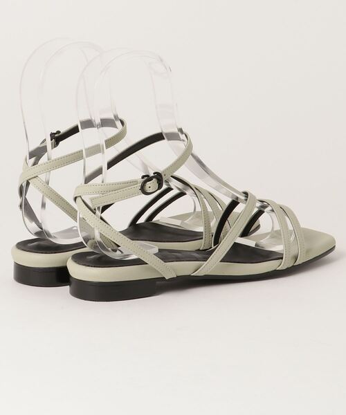 CIRCLE(サークル)の「【CIACLE】Strap sandal(サンダル・レディース・ブラック/ライトグリーン系・38/37/36)」の3枚目の写真