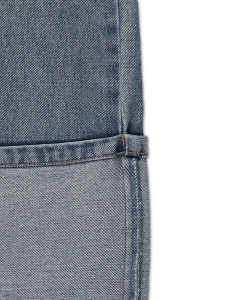 SPINNS(スピンズ)の「ロールアップ デニムストレートパンツ(デニムパンツ・レディース・インディゴブルー/ブルー・ONESIZE)」の14枚目の写真