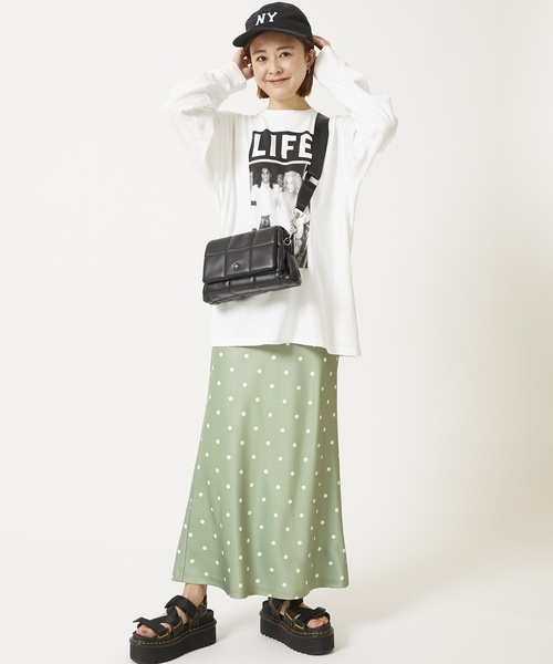 U by SPICK&SPAN（ユーバイスピックアンドスパン）の「【SCREEN STARS】BEST LIFEコラボロンT Michael Jackson◆（Tシャツ/カットソー・レディース・ホワイト・FREE）」の9枚目の写真