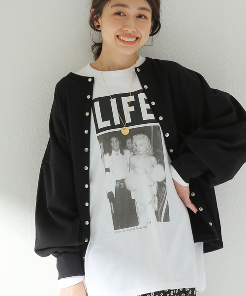U by SPICK&SPAN（ユーバイスピックアンドスパン）の「【SCREEN STARS】BEST LIFEコラボロンT Michael Jackson◆（Tシャツ/カットソー・レディース・ホワイト・FREE）」の15枚目の写真