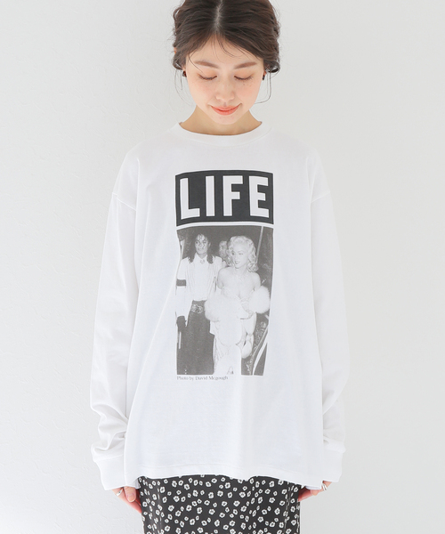 U by SPICK&SPAN（ユーバイスピックアンドスパン）の「【SCREEN STARS】BEST LIFEコラボロンT Michael Jackson◆（Tシャツ/カットソー・レディース・ホワイト・FREE）」の18枚目の写真
