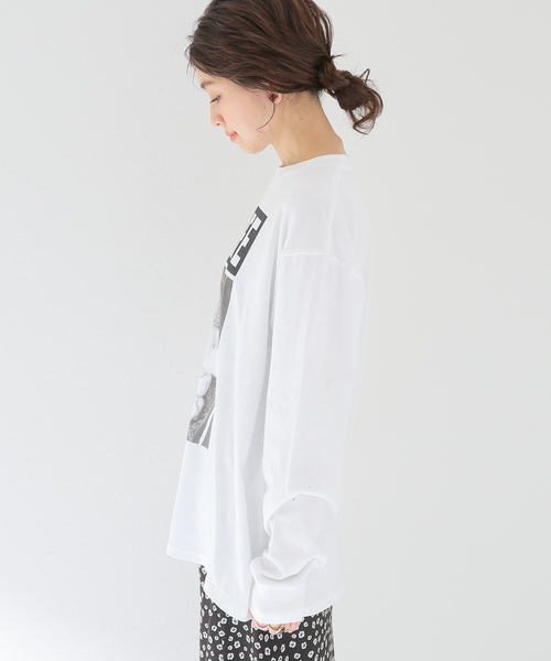 U by SPICK&SPAN（ユーバイスピックアンドスパン）の「【SCREEN STARS】BEST LIFEコラボロンT Michael Jackson◆（Tシャツ/カットソー・レディース・ホワイト・FREE）」の19枚目の写真