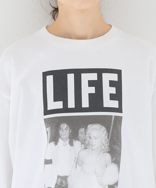U by SPICK&SPAN（ユーバイスピックアンドスパン）の「【SCREEN STARS】BEST LIFEコラボロンT Michael Jackson◆（Tシャツ/カットソー・レディース・ホワイト・FREE）」の21枚目の写真