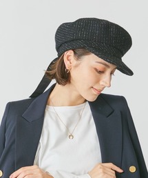 Chapeau d' O（シャポードオー）の「Chapeau d' O  Ring Tweed Hunting（ハンチング/ベレー帽・レディース）」