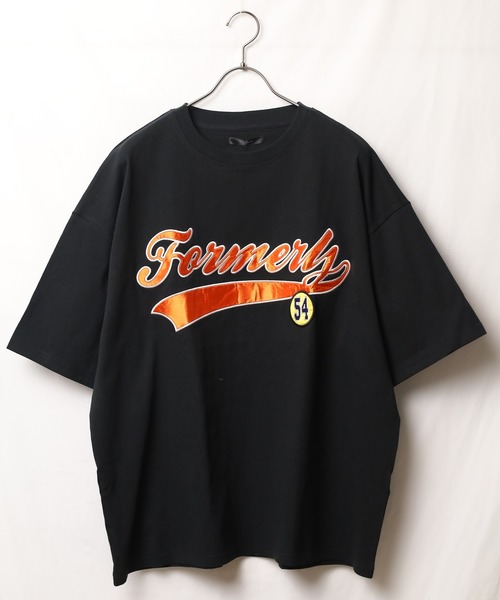 Bling Leads（ブリングリーズ）の「『Bling leads』ワッペンオーバーサイズTシャツ（Tシャツ/カットソー・レディース・ダークグリーン/スミクロ/グレイッシュブルー/ホワイト系1/ホワイト系2/ブルー系1/ブルー系2・MEDIUM/LARGE）」の21枚目の写真
