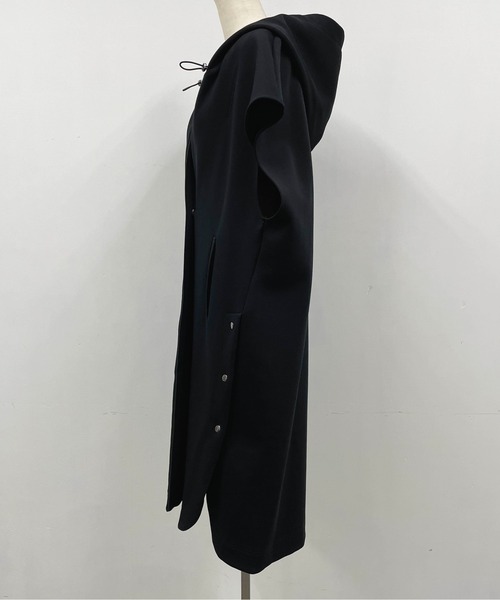 LUGIVA(ルギヴァ)の「ダンボールニットフード付きロングベスト(ベスト・レディース・ブラック・M)」の21枚目の写真