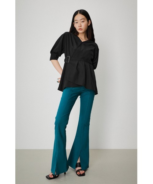 SIDE BELT CACHE-COEUR BLOUSE/サイドベルトカシュクール