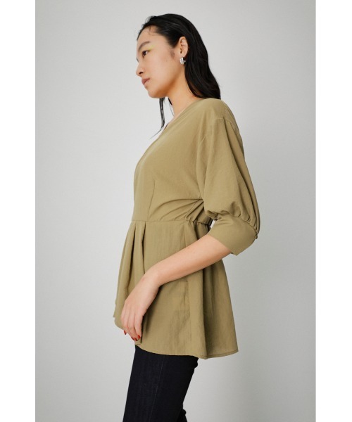 SIDE BELT CACHE-COEUR BLOUSE/サイドベルトカシュクール