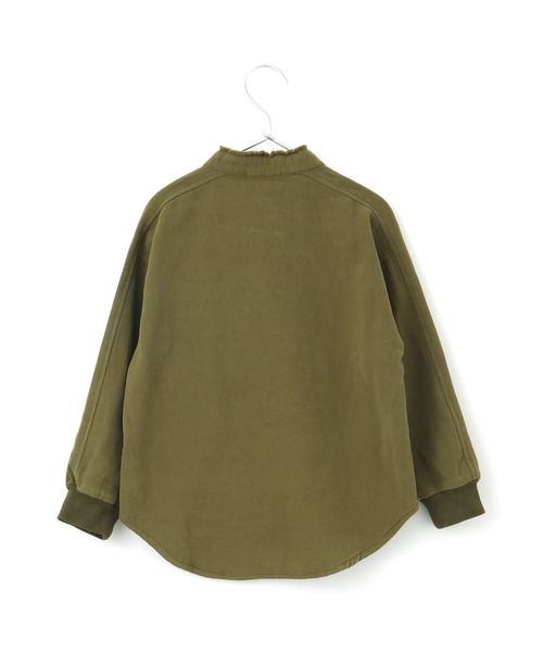 MAKE YOUR DAY(メイクユアデイ)の「バンドカラー長袖シャツ■150.160cm(シャツ/ブラウス・キッズ・ピンク/ネイビー/ブラウン/カーキ・160/150)」の6枚目の写真